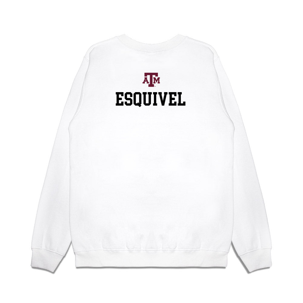 Texas A&M - NCAA Women's Tennis : Avery Esquivel - 5x Conference Champions Premium Crewneck Sweatshirt-1