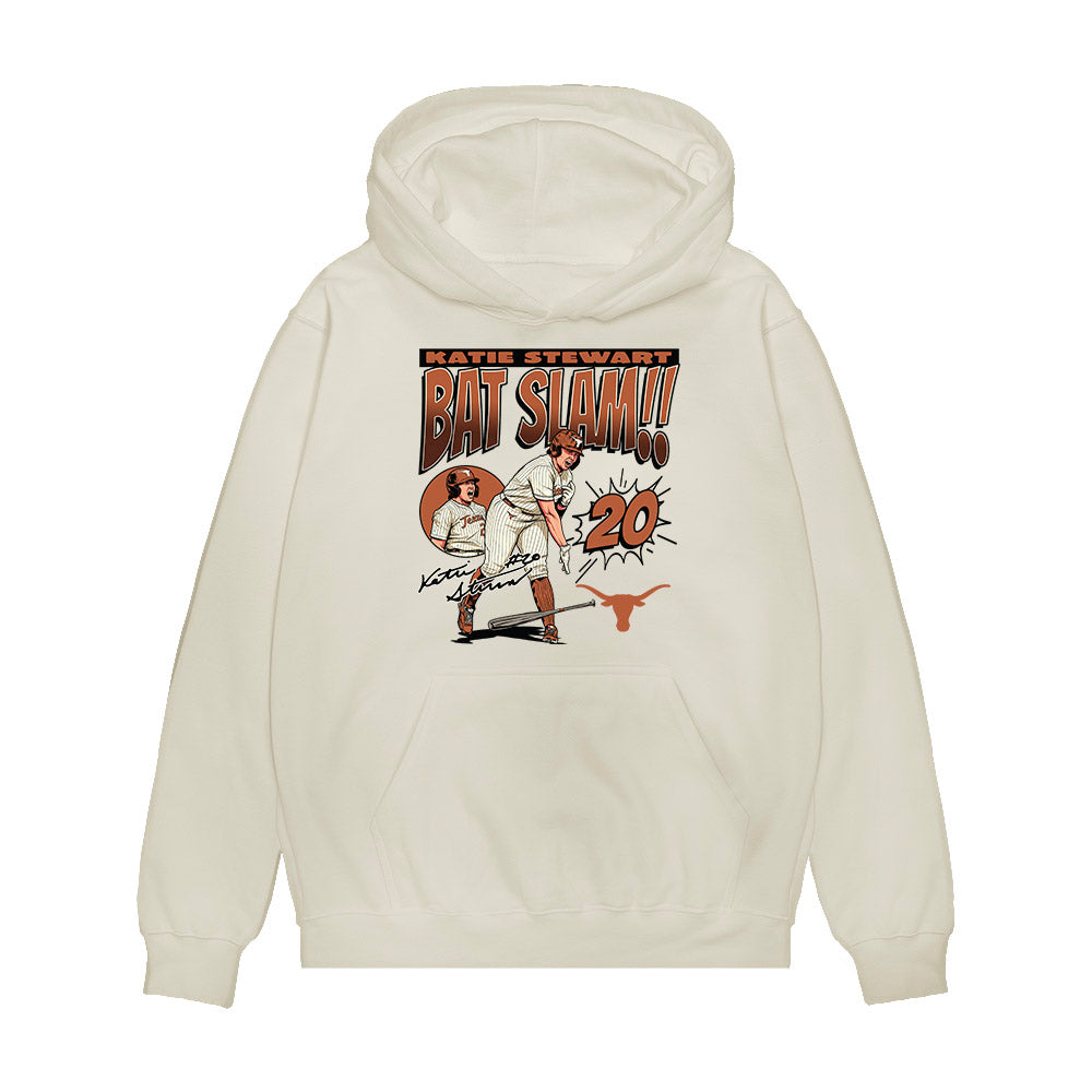Texas - NCAA Softball : Katie Stewart - Caricature Premium Hooded Sweatshirt-0