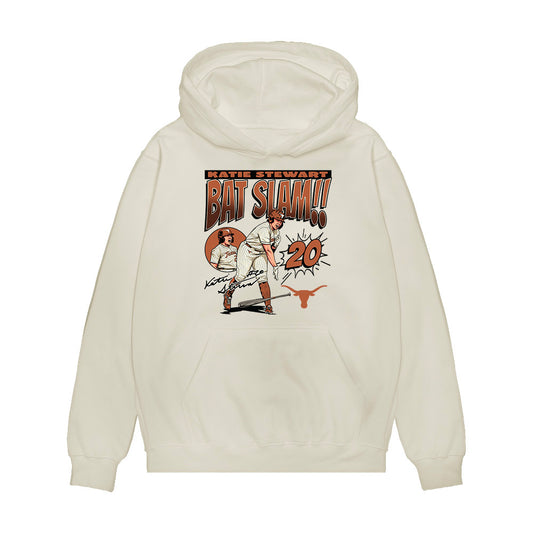 Texas - NCAA Softball : Katie Stewart - Caricature Premium Hooded Sweatshirt-0