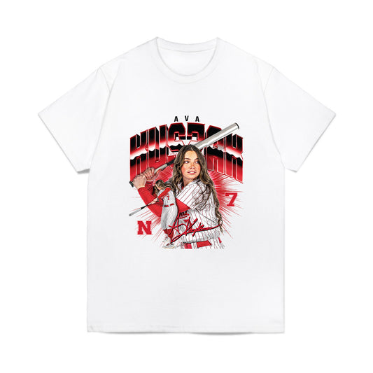 Nebraska - NCAA Softball : Ava Kuszak - Collage Comfort Colors T-Shirt-0
