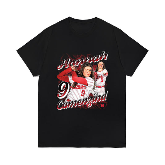 Nebraska - NCAA Softball : Hannah Camenzind - Collage Comfort Colors T-Shirt-0