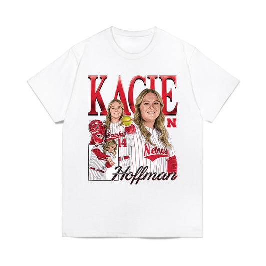 Nebraska - NCAA Softball : Kacie Hoffmann - Comfort Colors T-Shirt-0