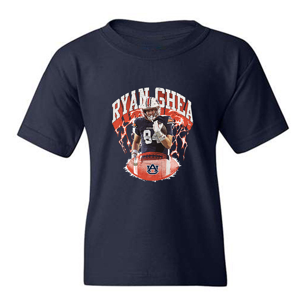 Auburn - NCAA Football : Ryan Ghea - Collage Youth T-Shirt-0