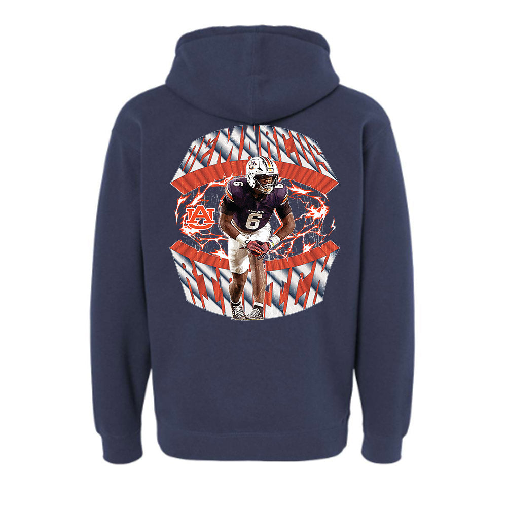 Auburn - NCAA Football : Demarcus Riddick - Collage Hooded Pullover Sweatshirt-1