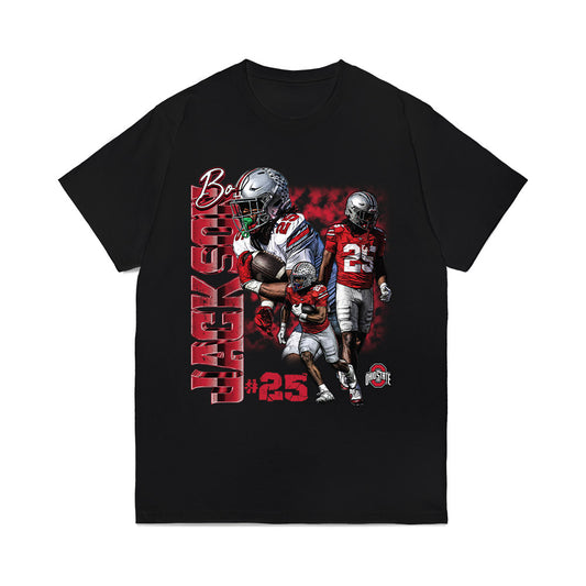 Ohio State - NCAA Football : Bo Jackson - Collage Comfort Colors T-Shirt-0
