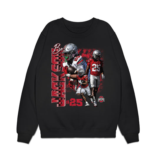 Ohio State - NCAA Football : Bo Jackson - Collage Premium Crewneck Sweatshirt-0