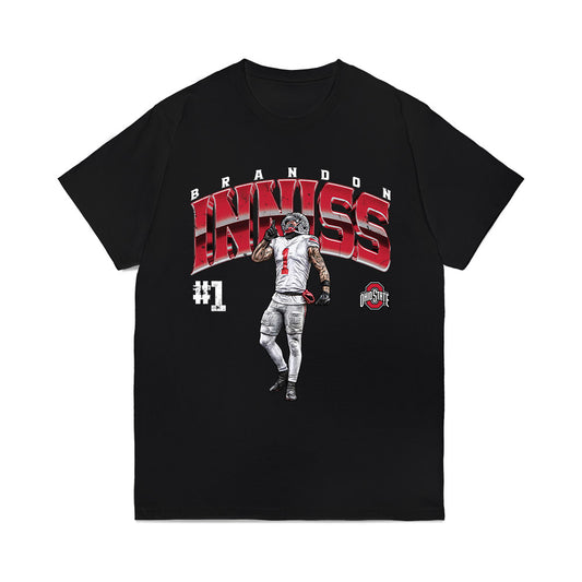 Ohio State - NCAA Football : Brandon Inniss - Collage Comfort Colors T-Shirt-0