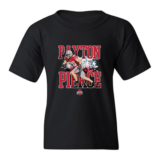 Ohio State - NCAA Football : Payton Pierce - Collage Youth T-Shirt-0