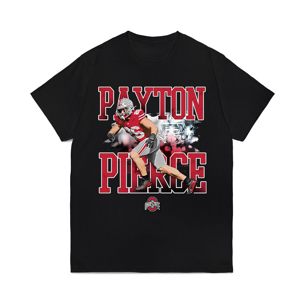 Ohio State - NCAA Football : Payton Pierce - Collage Comfort Colors T-Shirt-0