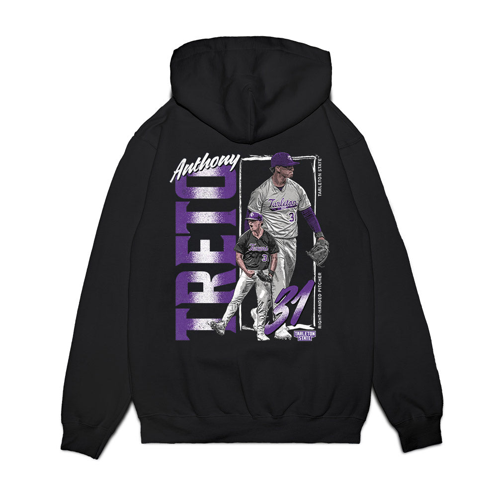 Tarleton State - NCAA Baseball : Anthony Treto - Collage Premium Hooded Sweatshirt-1
