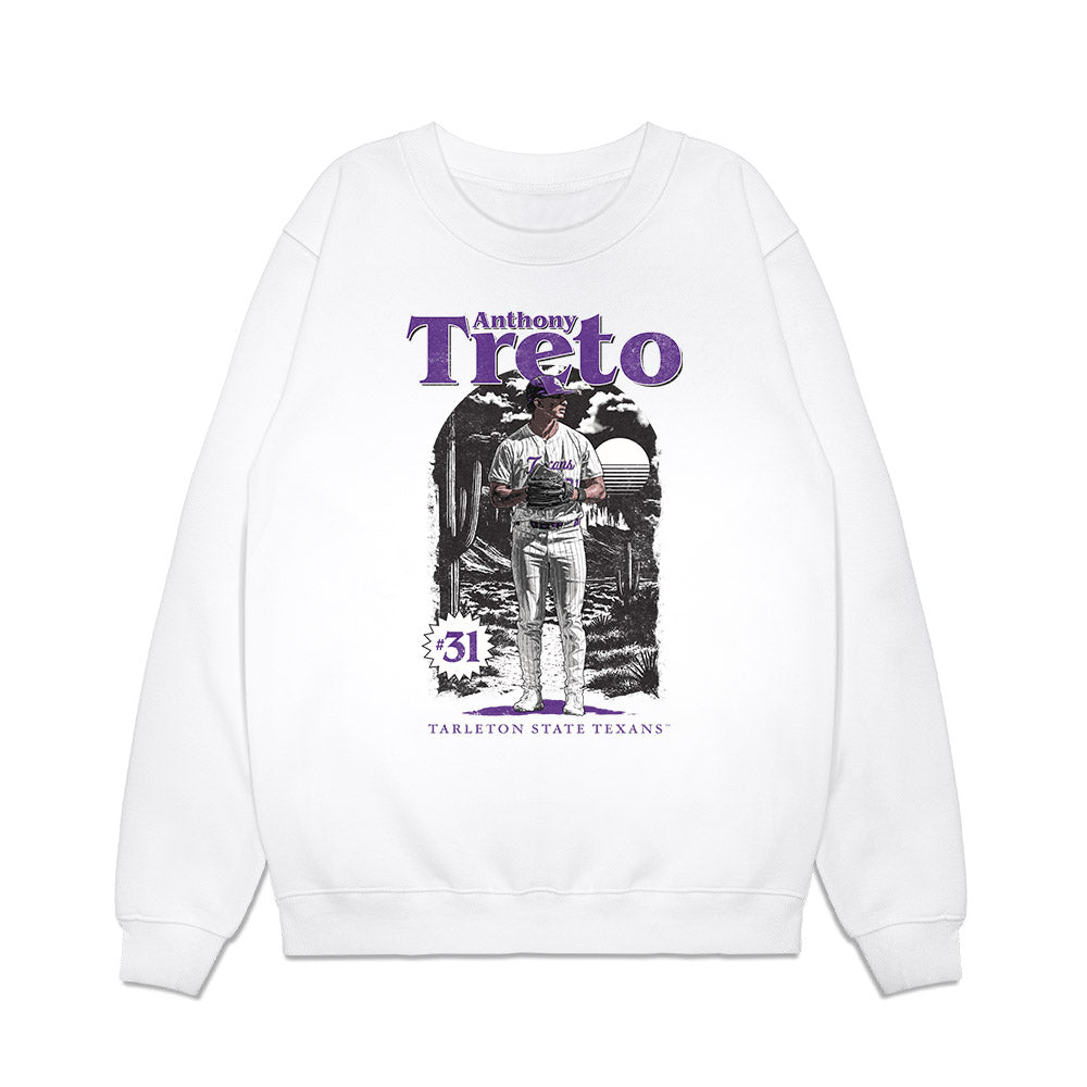 Tarleton State - NCAA Baseball : Anthony Treto - Collage Premium Crewneck Sweatshirt-0
