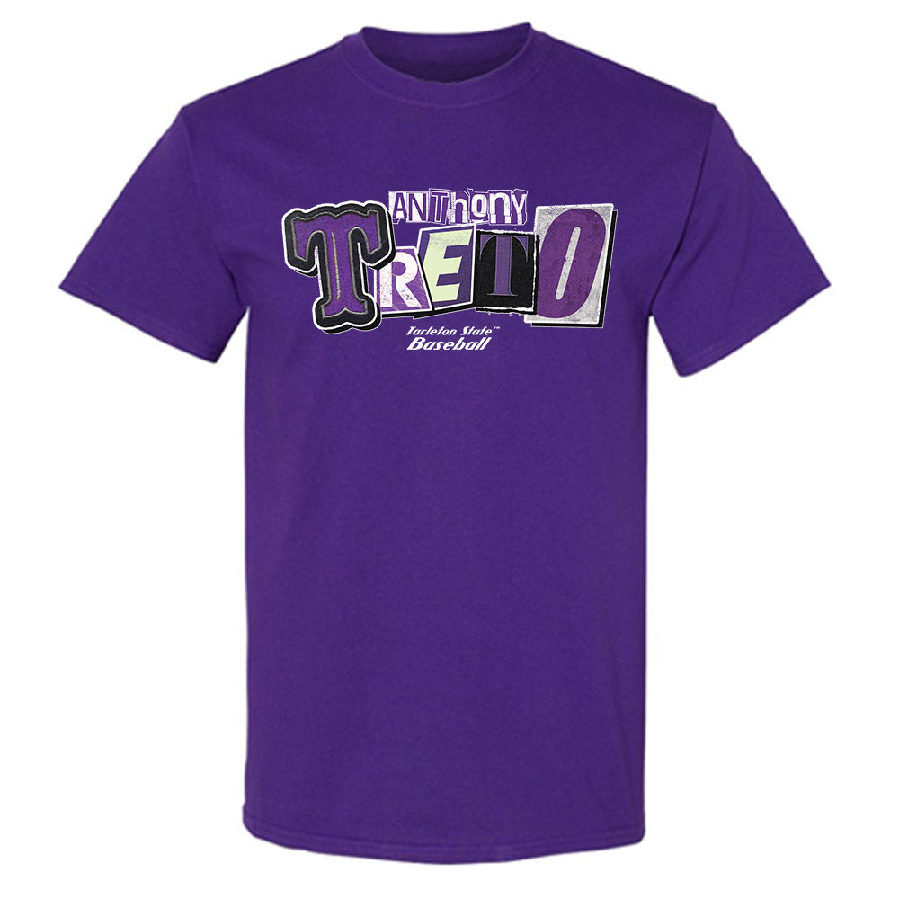 Tarleton State - NCAA Baseball : Anthony Treto - Classic Shersey T-Shirt-0