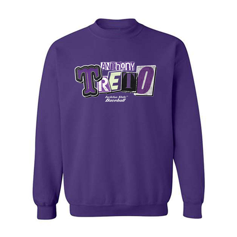 Tarleton State - NCAA Baseball : Anthony Treto - Classic Shersey Crewneck Sweatshirt-0