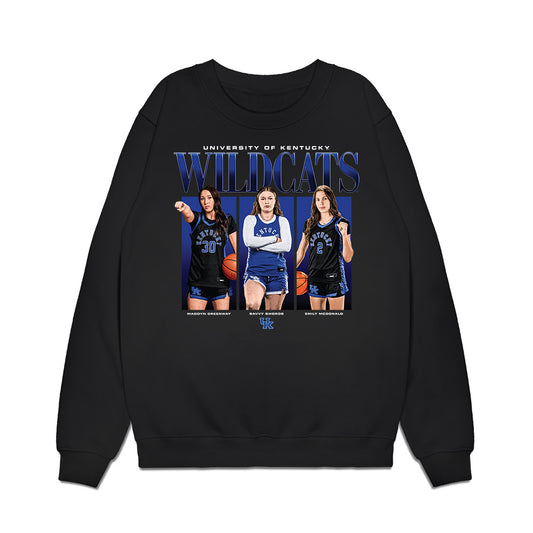 Kentucky - NCAA Womens Basketball : Team Collage Premium Crewneck Sweatshirt-0