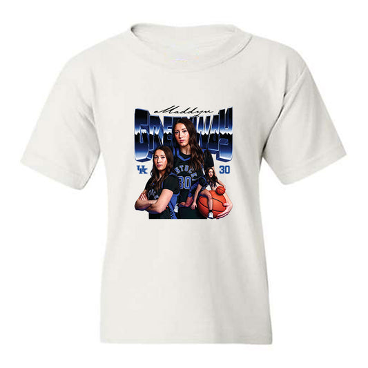 Kentucky - NCAA Womens Basketball : Maddyn Greenway - Collage Youth T-Shirt-0