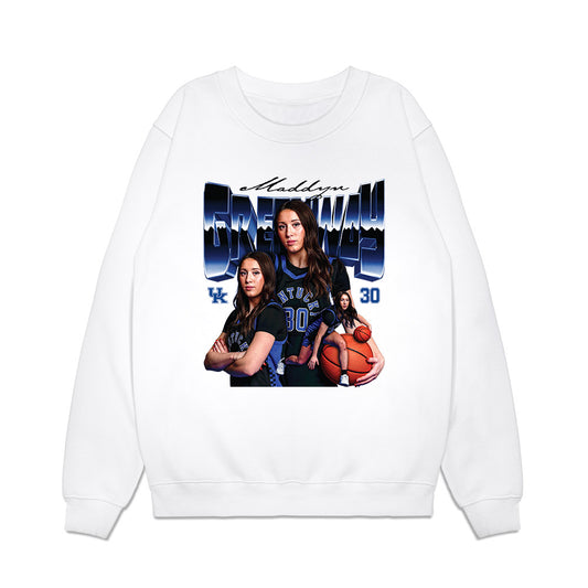 Kentucky - NCAA Womens Basketball : Maddyn Greenway - Collage Premium Crewneck Sweatshirt-0