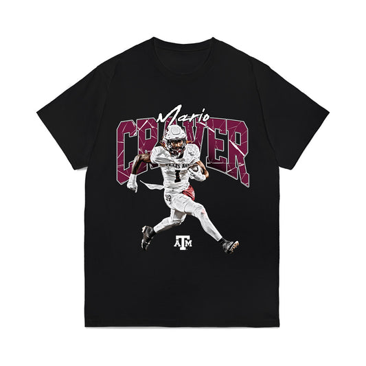 Texas A&M - NCAA Football : Mario Craver - Collage Comfort Colors T-Shirt-0
