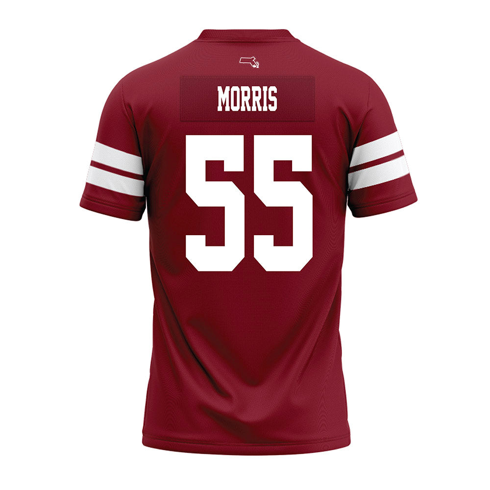 UMass - NCAA Football : Zakar Morris - 2026 Burgundy Premium Football Jersey-1