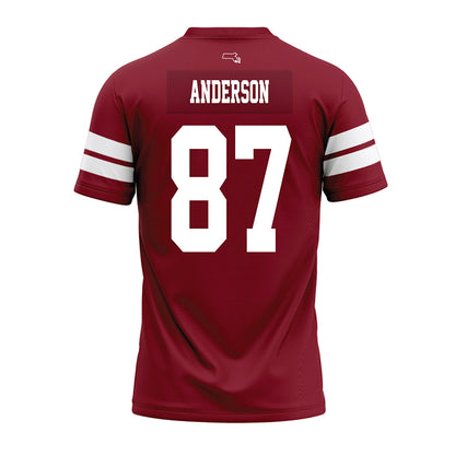 UMass - NCAA Football : Owen Anderson - 2026 Burgundy Premium Football Jersey-1
