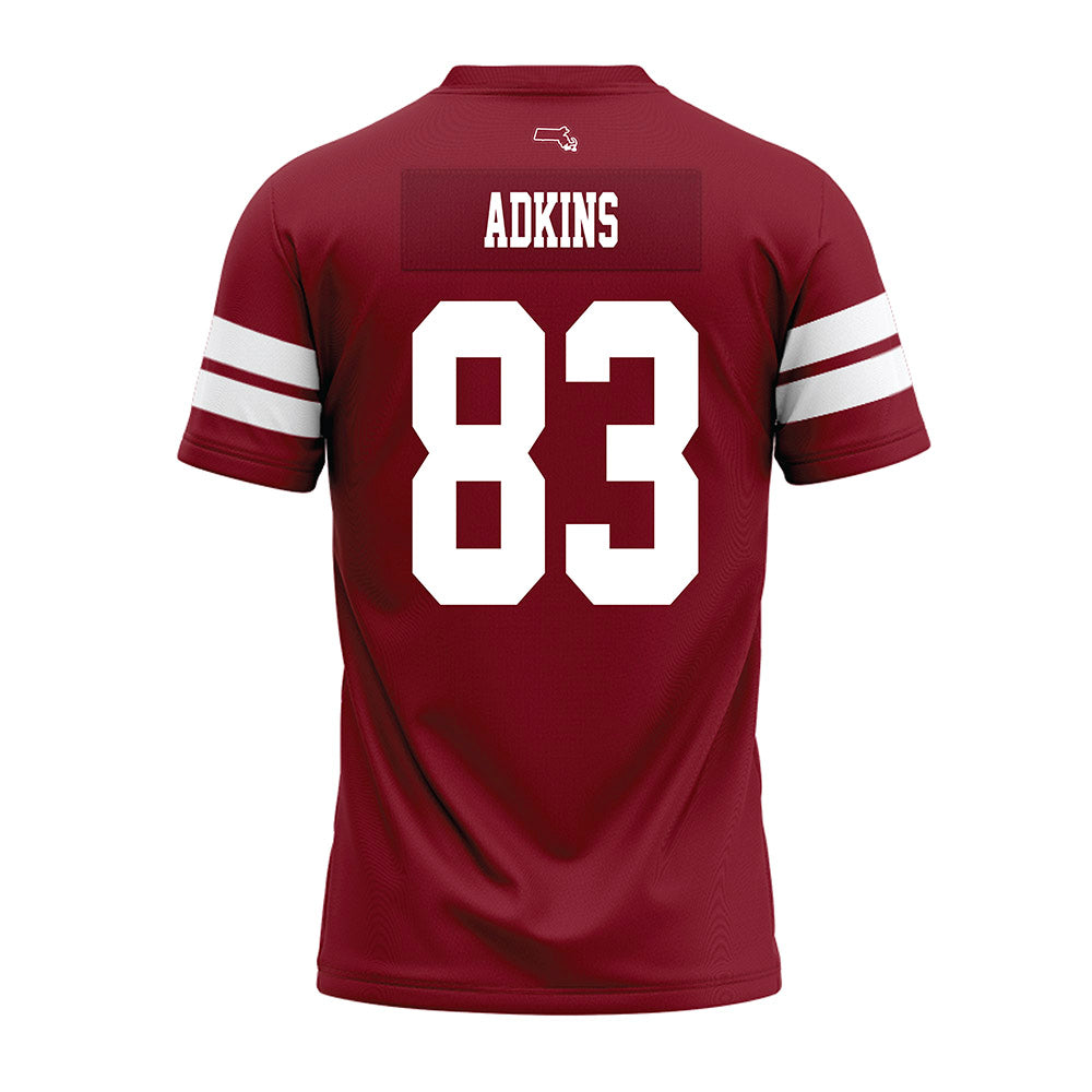 UMass - NCAA Football : Reece Adkins - 2026 Burgundy Premium Football Jersey-1
