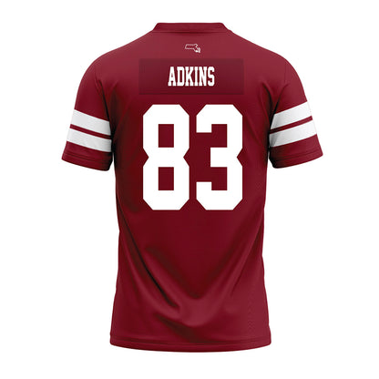 UMass - NCAA Football : Reece Adkins - 2026 Burgundy Premium Football Jersey-1