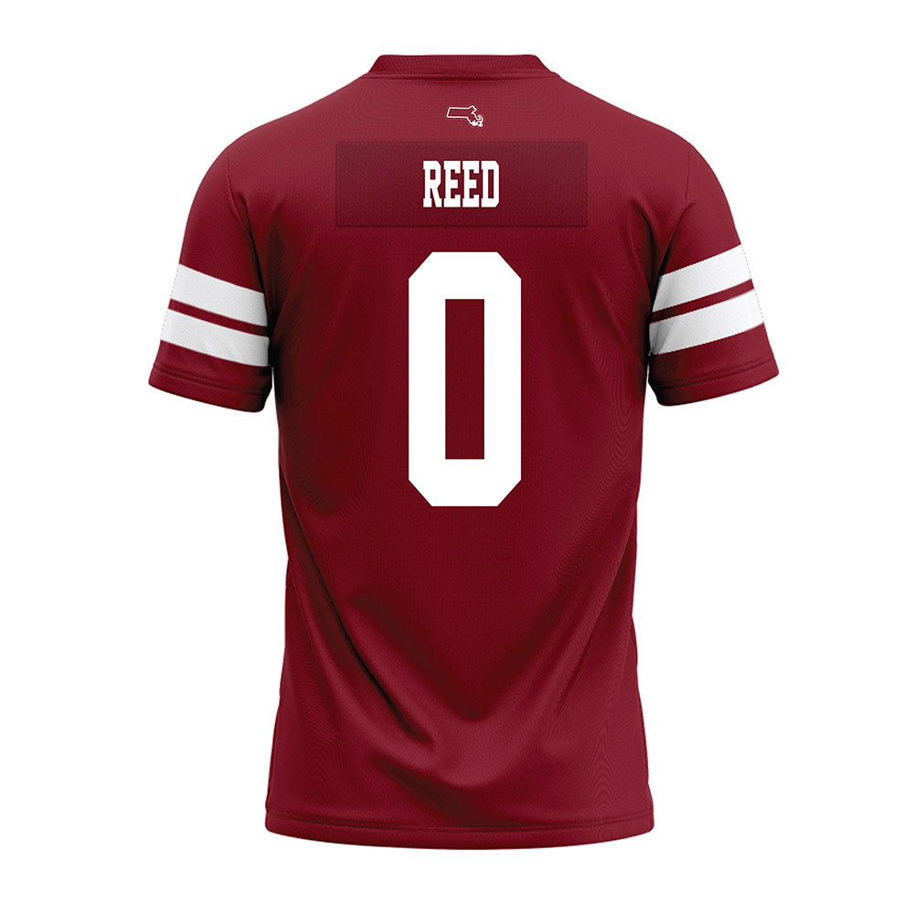 UMass - NCAA Football : Isaiah Reed - 2026 Burgundy Premium Football Jersey-1