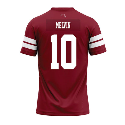 UMass - NCAA Football : Aubrey Melvin - 2026 Burgundy Premium Football Jersey-1