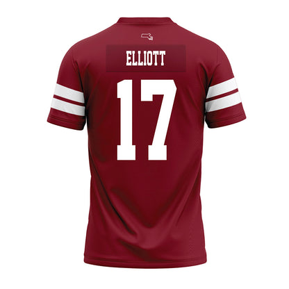 UMass - NCAA Football : Dallas Elliott - 2026 Burgundy Premium Football Jersey-1