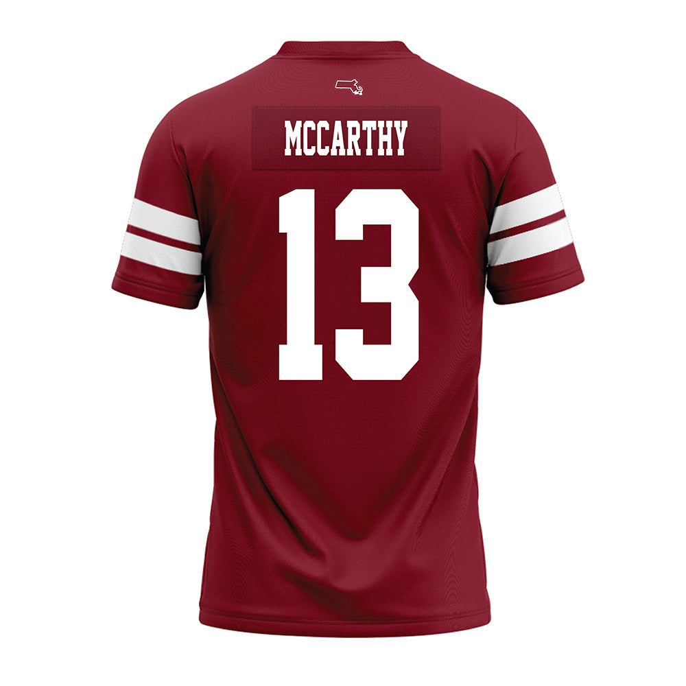 UMass - NCAA Football : Aedan McCarthy - 2026 Burgundy Premium Football Jersey-1