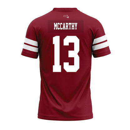 UMass - NCAA Football : Aedan McCarthy - 2026 Burgundy Premium Football Jersey-1