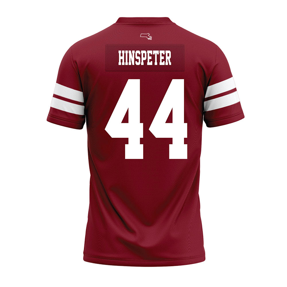 UMass - NCAA Football : Timmy Hinspeter - 2026 Burgundy Premium Football Jersey-1