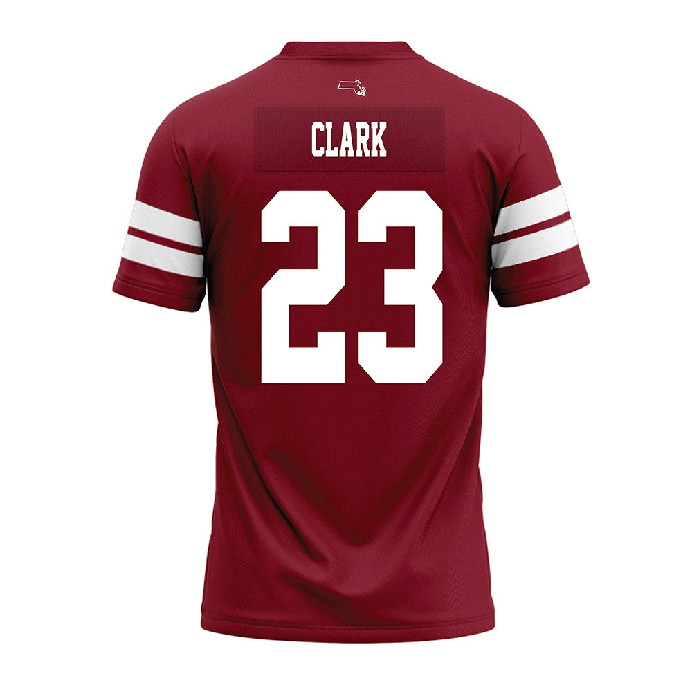 UMass - NCAA Football : JC Clark - 2026 Burgundy Premium Football Jersey-1