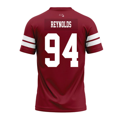 UMass - NCAA Football : Colin Reynolds - 2026 Burgundy Premium Football Jersey-1
