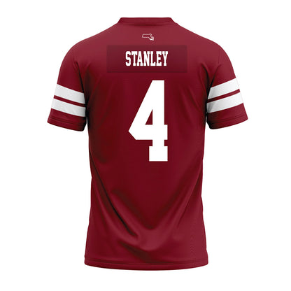 UMass - NCAA Football : Chris Stanley - 2026 Burgundy Premium Football Jersey-1