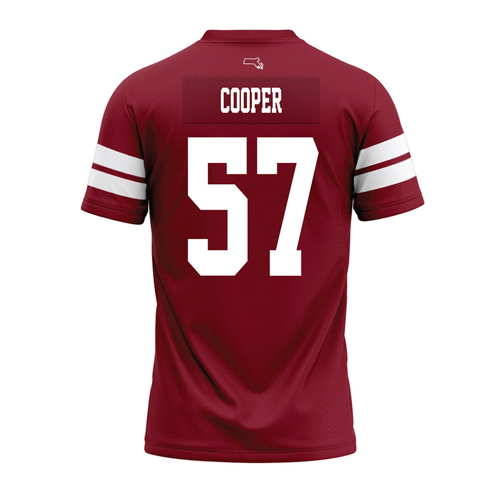 UMass - NCAA Football : Garrett Cooper - 2026 Burgundy Premium Football Jersey-1
