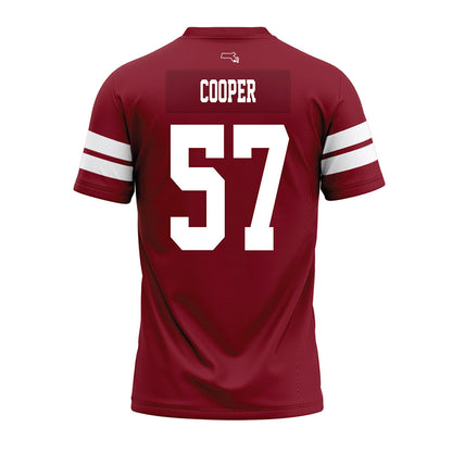 UMass - NCAA Football : Garrett Cooper - 2026 Burgundy Premium Football Jersey-1