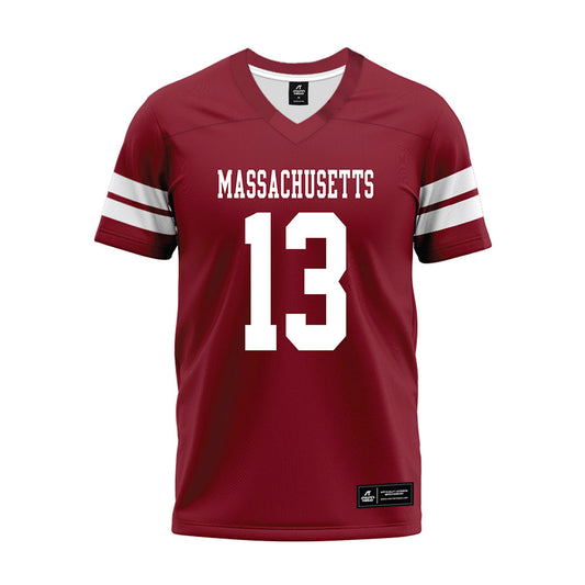 UMass - NCAA Football : Raheim Sexil - 2026 Burgundy Premium Football Jersey-0