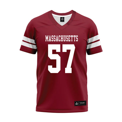 UMass - NCAA Football : Garrett Cooper - 2026 Burgundy Premium Football Jersey-0
