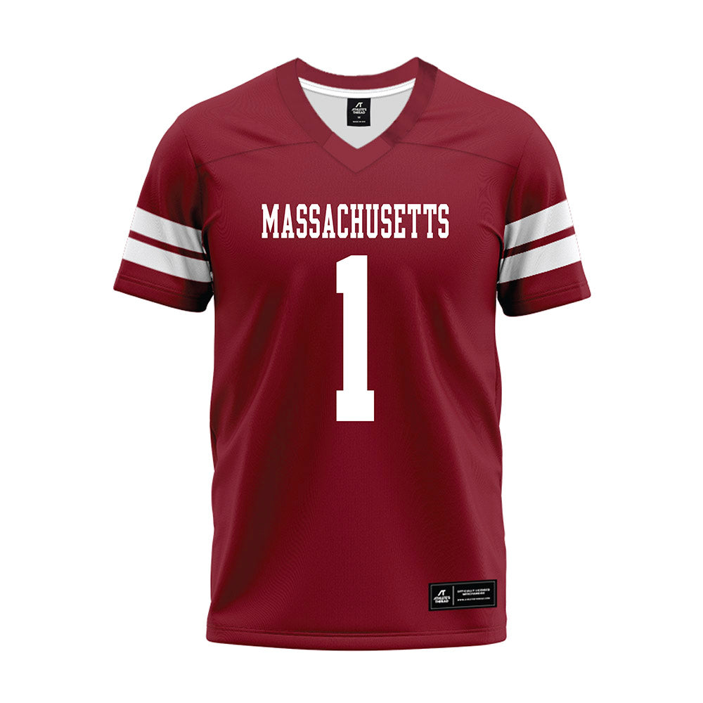 UMass - NCAA Football : Dd Snyder II - 2026 Burgundy Premium Football Jersey-0
