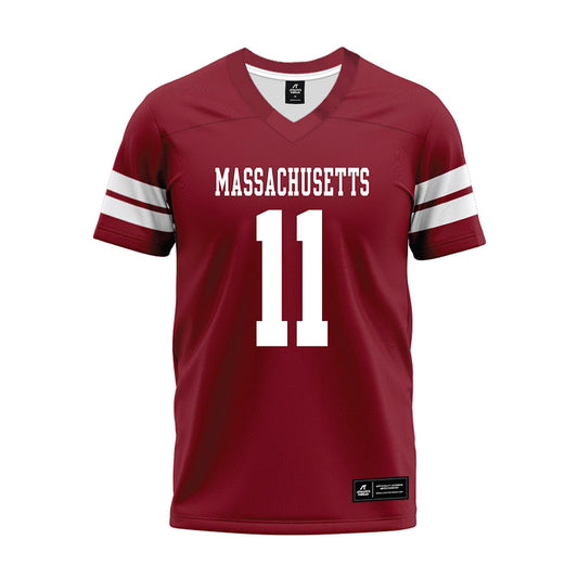 UMass - NCAA Football : Max Dowling - 2026 Burgundy Premium Football Jersey-0