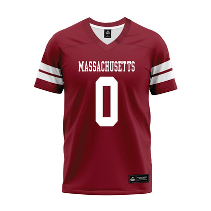 UMass - NCAA Football : Isaiah Reed - 2026 Burgundy Premium Football Jersey-0
