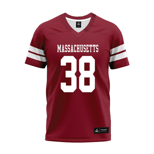 UMass - NCAA Football : Zeraun Daniel - 2026 Burgundy Premium Football Jersey-0