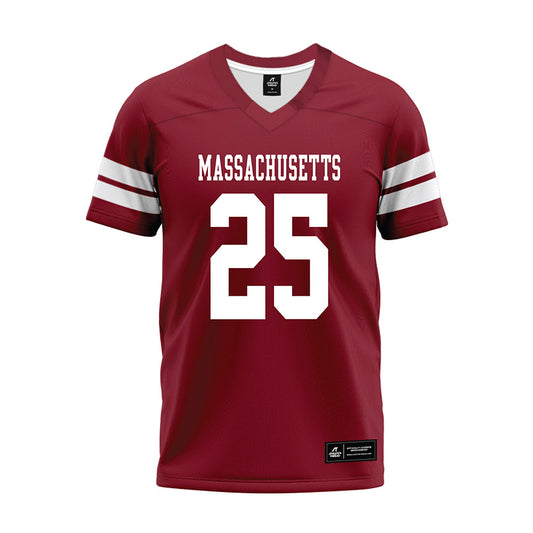 UMass - NCAA Football : Anochie Azuakolam Jr. - 2026 Burgundy Premium Football Jersey-0