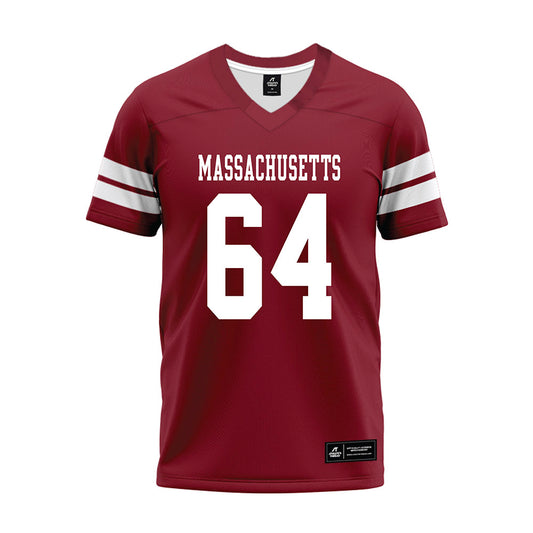 UMass - NCAA Football : Peyton Miller - 2026 Burgundy Premium Football Jersey-0