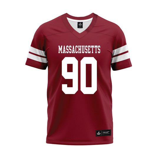 UMass - NCAA Football : Timothy Passmore - 2026 Burgundy Premium Football Jersey-0