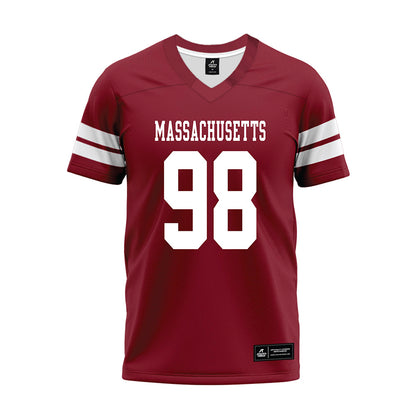 UMass - NCAA Football : William DePaepe - 2026 Burgundy Premium Football Jersey-0
