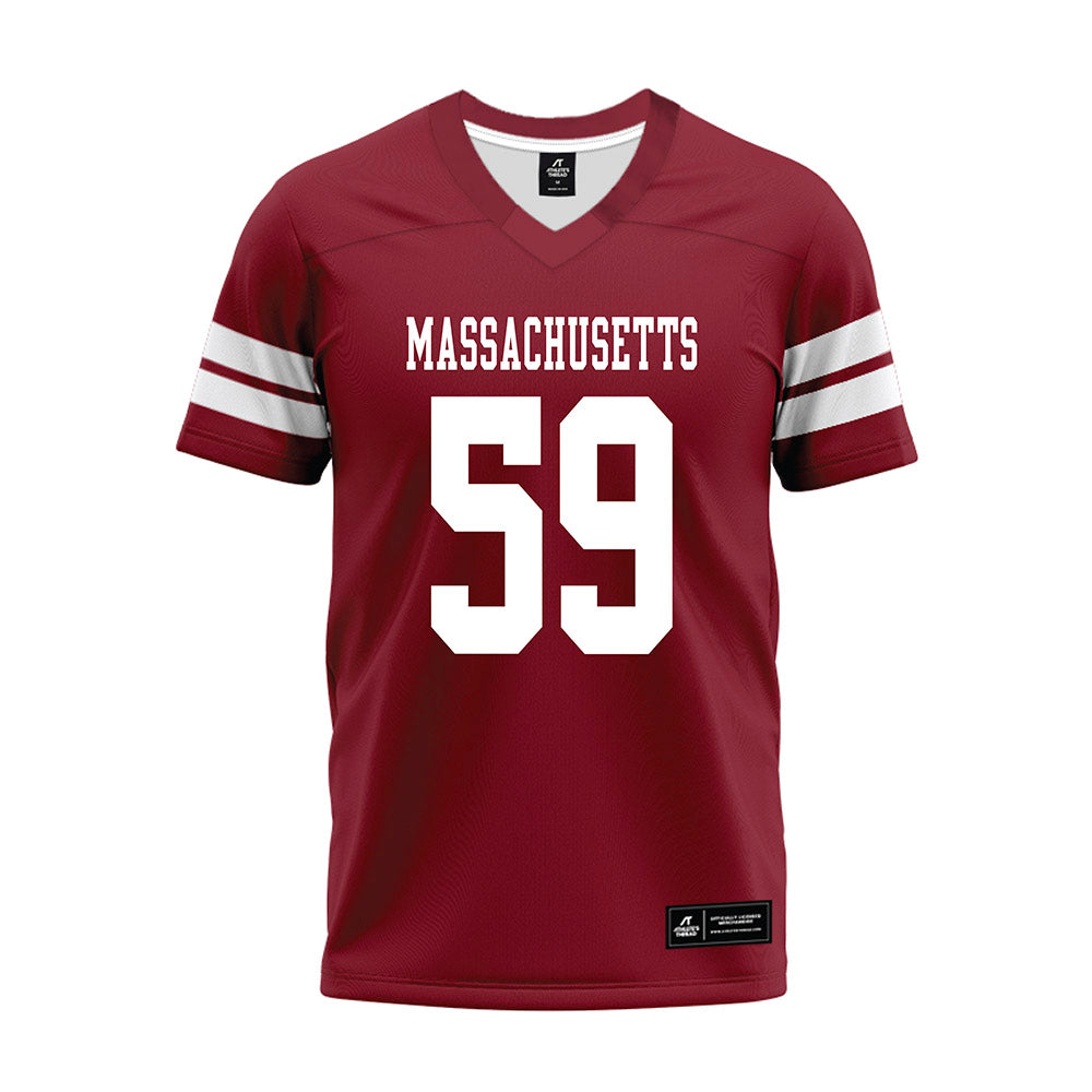 UMass - NCAA Football : Nick Dalessandro - 2026 Burgundy Premium Football Jersey-0