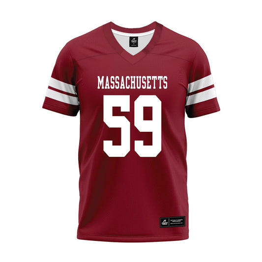 UMass - NCAA Football : Nick Dalessandro - 2026 Burgundy Premium Football Jersey-0