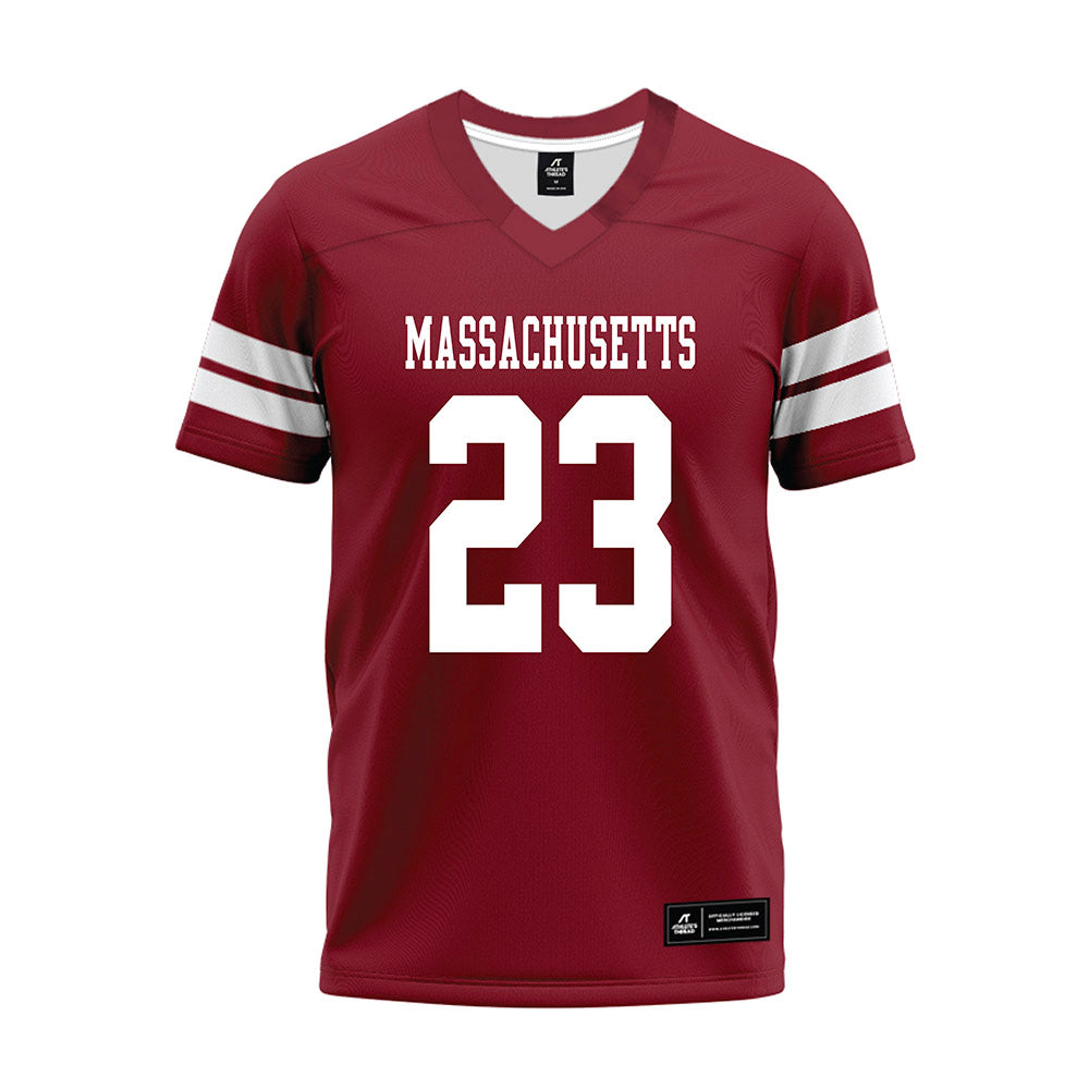 UMass - NCAA Football : JC Clark - 2026 Burgundy Premium Football Jersey-0