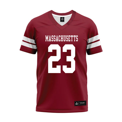 UMass - NCAA Football : JC Clark - 2026 Burgundy Premium Football Jersey-0